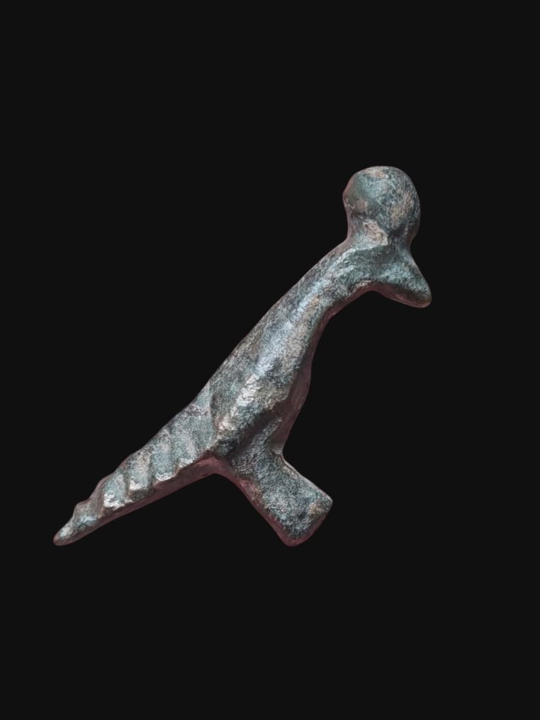 古罗马 黄铜色 令人惊叹且罕见的鹰  (没有保留价) #1.0