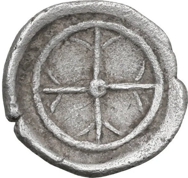 Szicília, Syracuse. Hieron I (Kr. e. 478-466). Obol (Nincs minimálár) #1.0