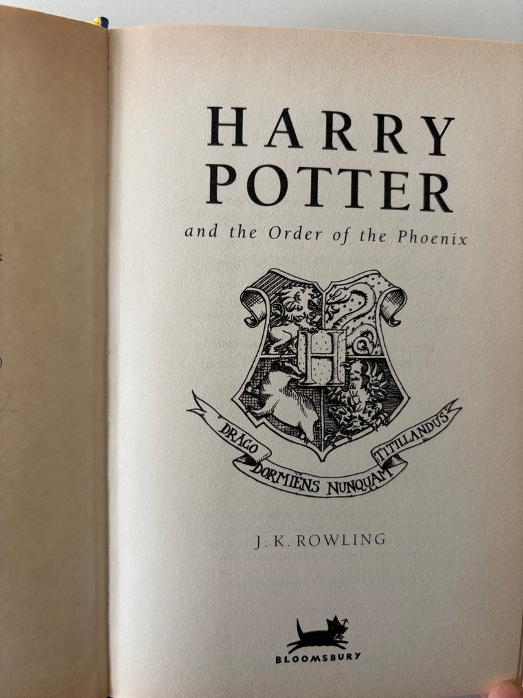 J.K. Rowling - Harry Potter – Original Bloomsbury First Editions (UK) – Lot of 3 Volumes - 2003-2007 #4.3