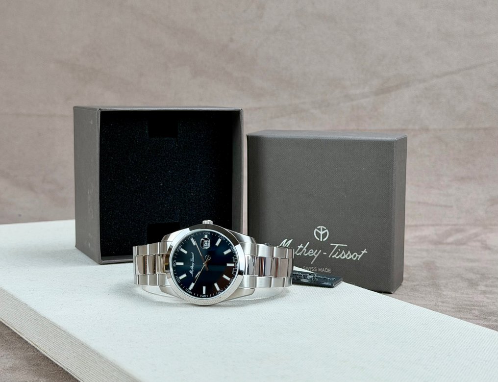 Mathey-Tissot - Mathy Date Blue dial - No reserve price - H450ABU - Men - 2020+  #1.0