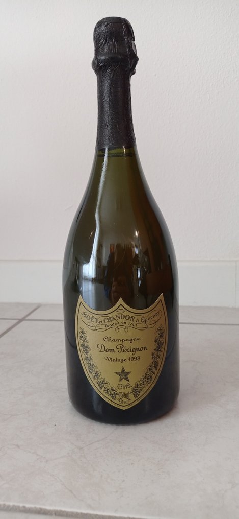 1998 Dom Pérignon - Σαμπάνια Brut - 1 Bottles (0.75L) #1.0