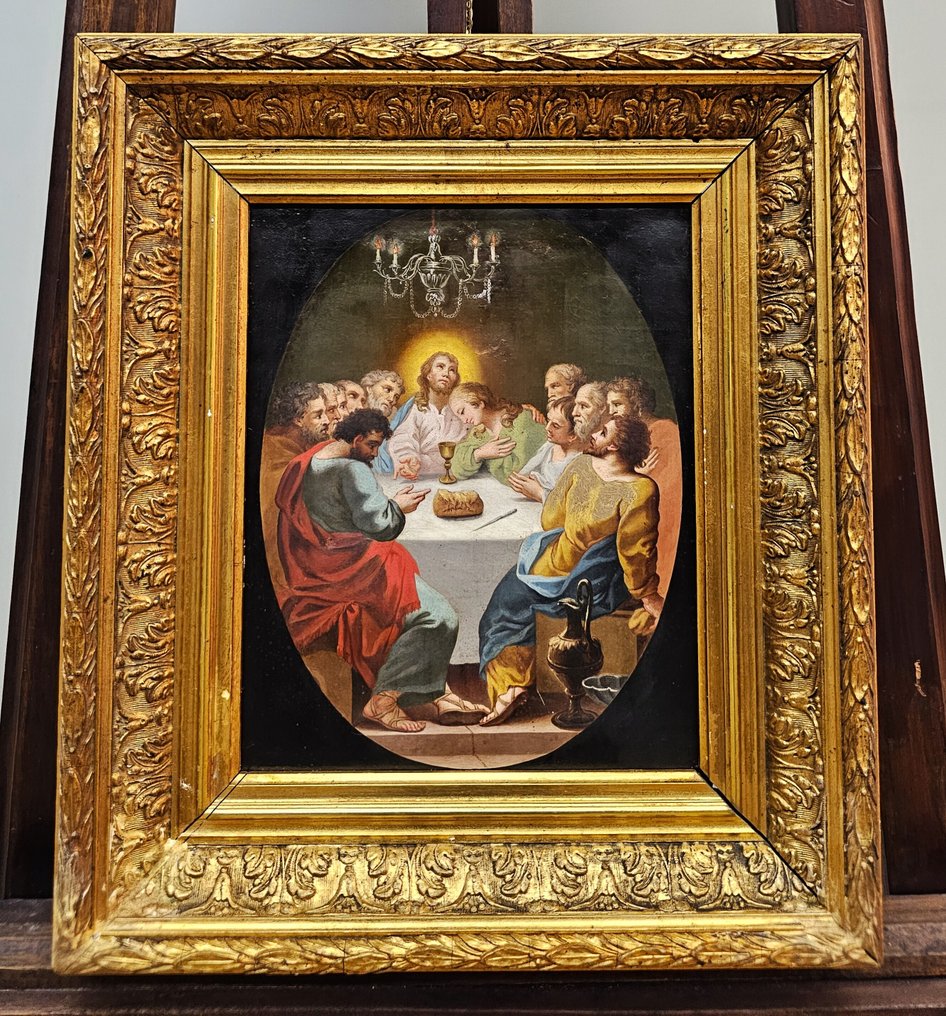 Northern european school (XIX) - NO RESERVE - The fraction of bread #4.3