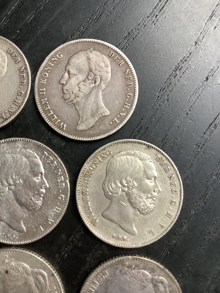 Netherlands. 1/2 Gulden 1847/1913, 10 stuks  (No reserve price) #4.3