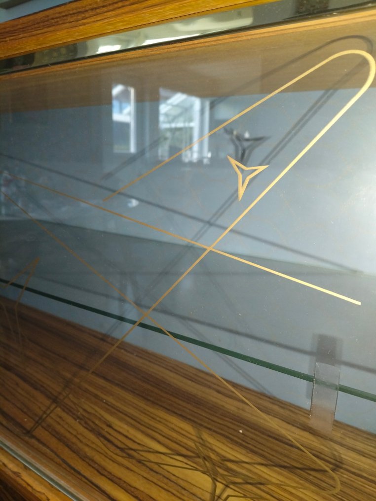 高板 - 木 - 复古展示柜 #4.3