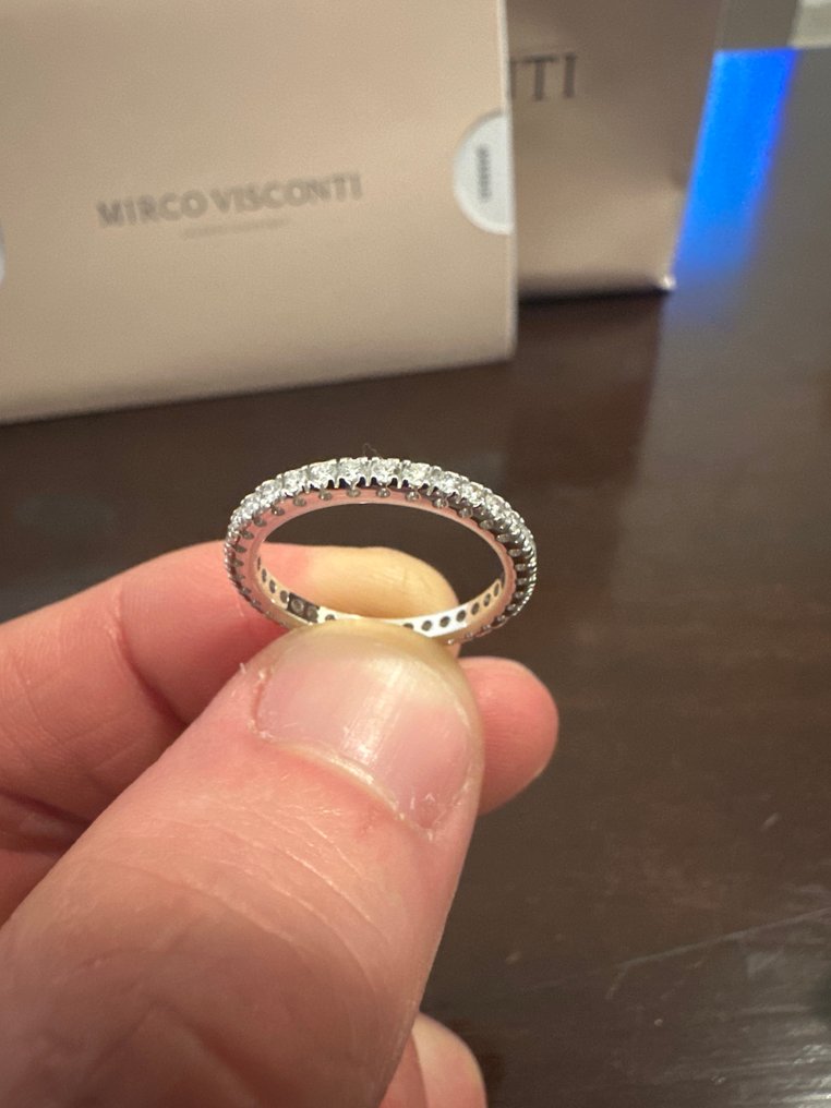 Mirco Visconti - Δαχτυλίδι αιωνιότητας - 18 καράτια Λευκός χρυσός -  0.60ct. tw. Διαμάντι (Φυσικό)  - Διαμάντι #2.1