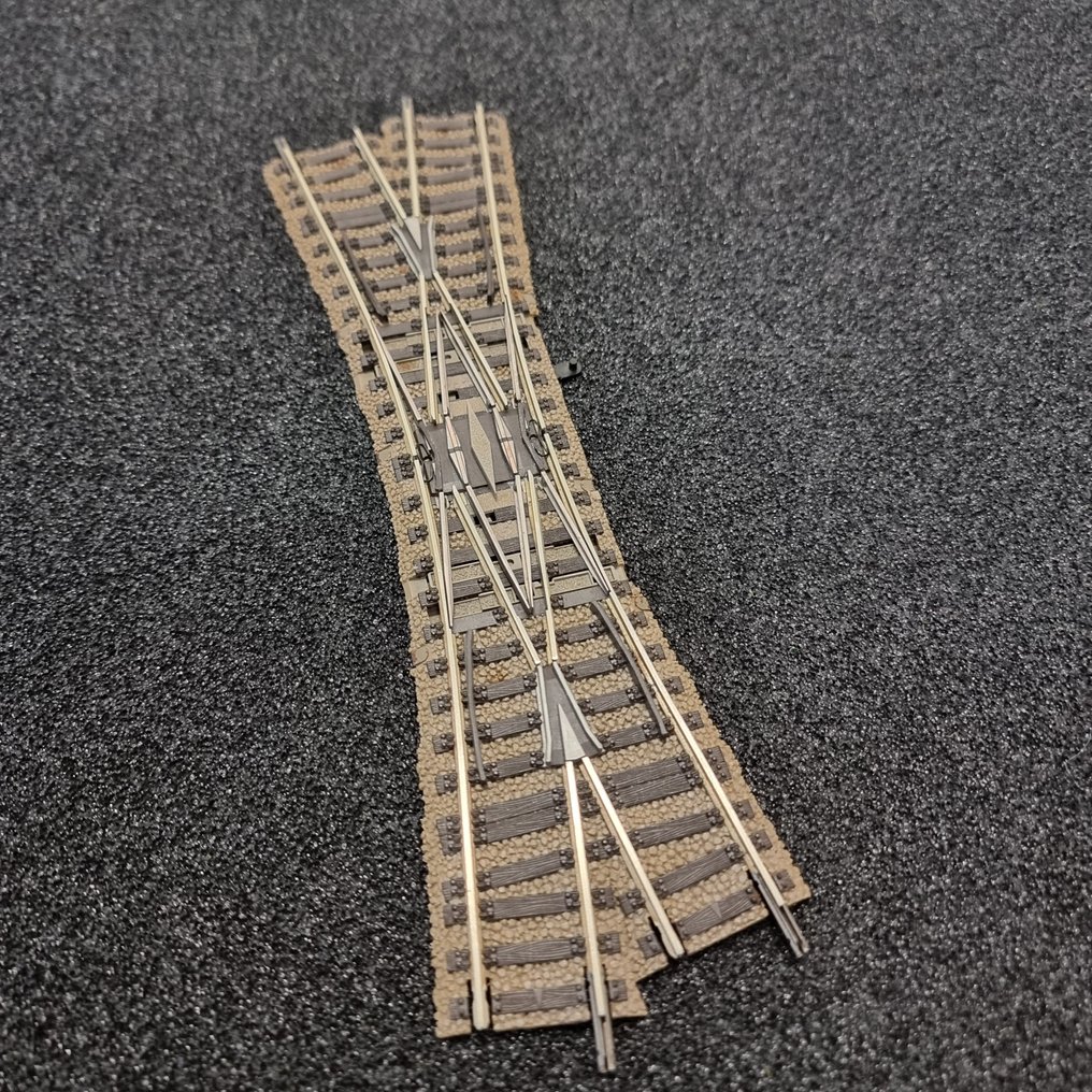 Fleischmann H0 - 6165R - Ensemble de rails pour trains miniatures (1) - Engelse wissel Profi rails #1.0