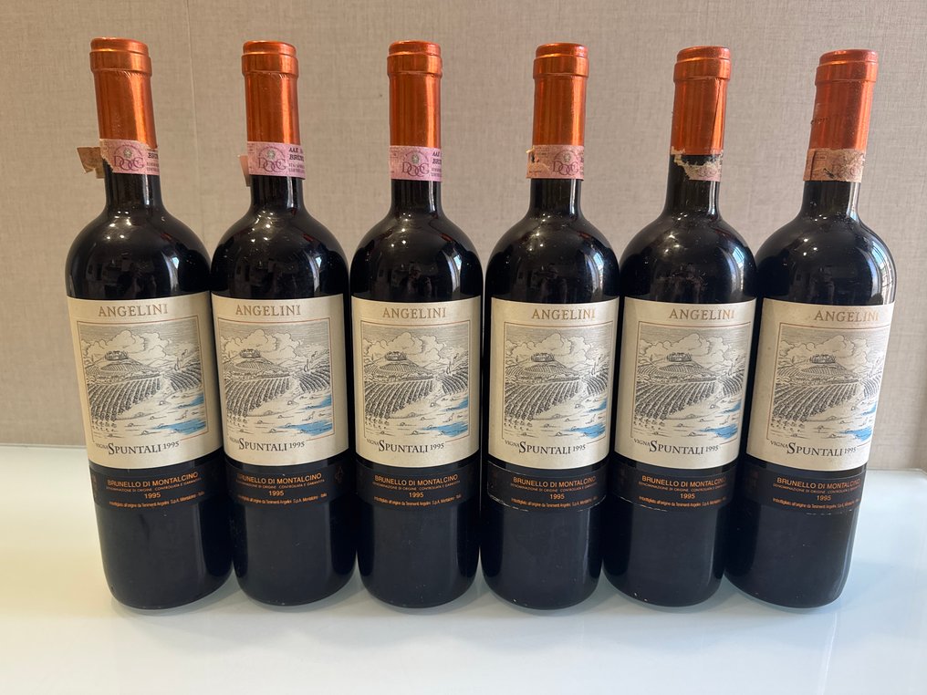 1995 Angelini Vigna Spuntali - Μπρουνέλο ντι Μονταλσίνο DOCG - 6 Bottles (0.75L) #1.0