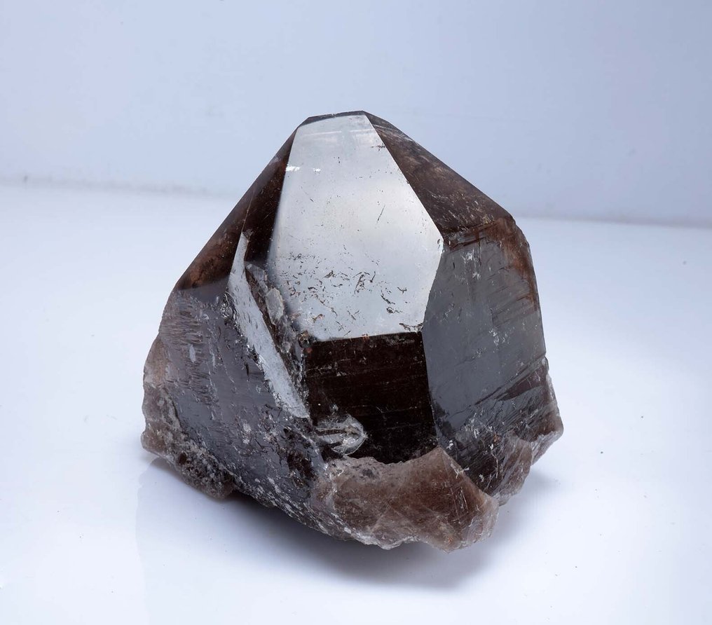 Καπνιστός χαλαζίας Αιχμή - Ύψος: 12 cm - Πλάτος: 9 cm- 1.75 kg - (44) #1.0