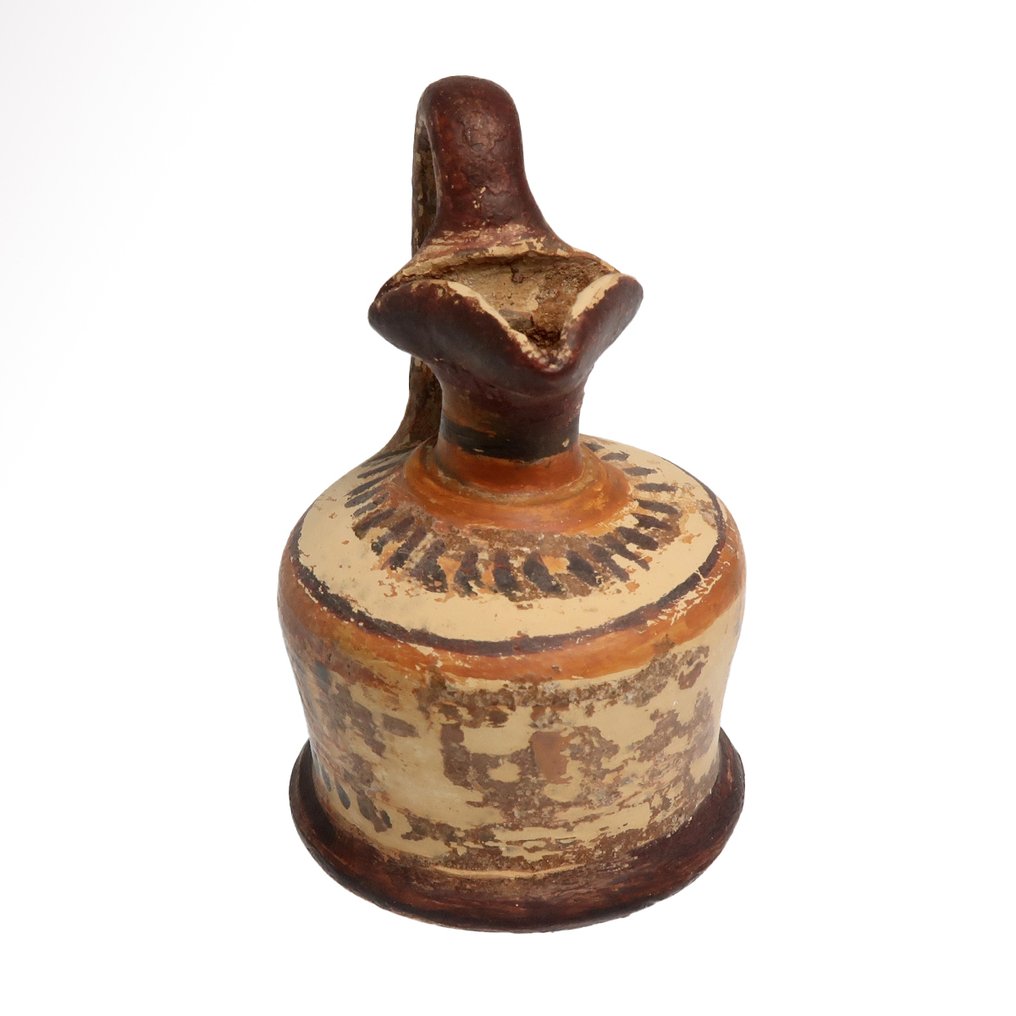 antikk gresk, korintisk Terrakotta Miniatyr keramikkkrus #1.0