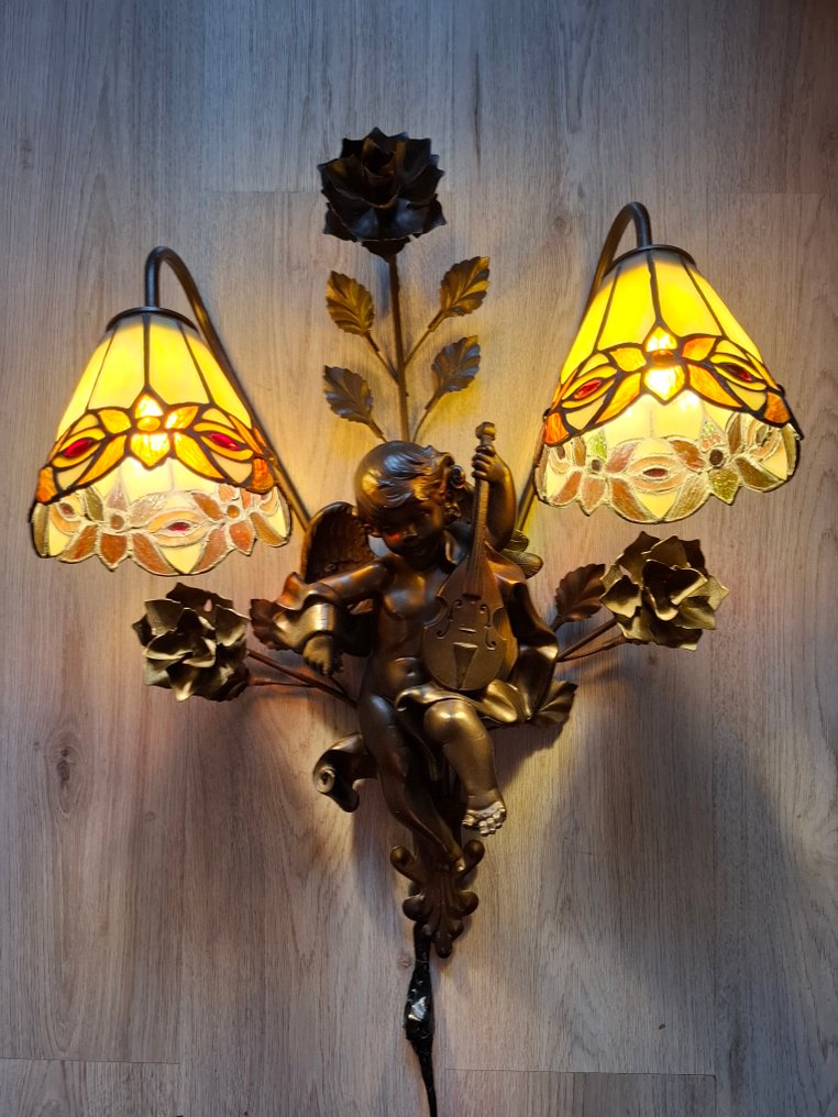 Lâmpada - Metal - Luminária de parede estilo Tiffany #4.3