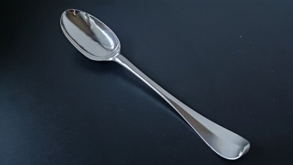 Johan Diederik Sluyter-Amsterdam-1748 - Tafellepel - Κουτάλι - .934 ασήμι #1.0