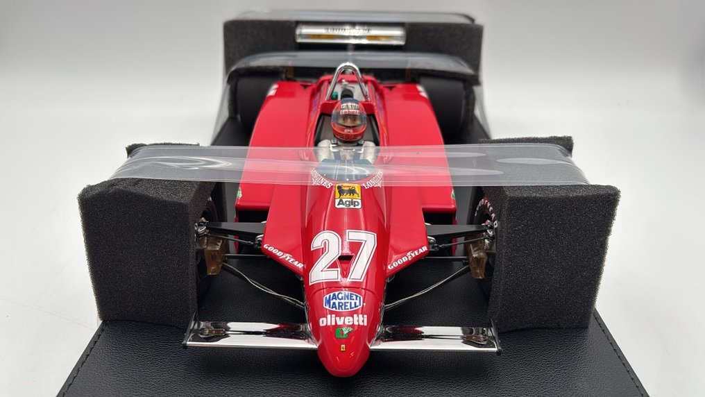 GP Replicas 1:12 - Model car - Ferrari 126 C2 Villeneuve Belgian GP Zolder 1982 - (cod.B46) #1.0