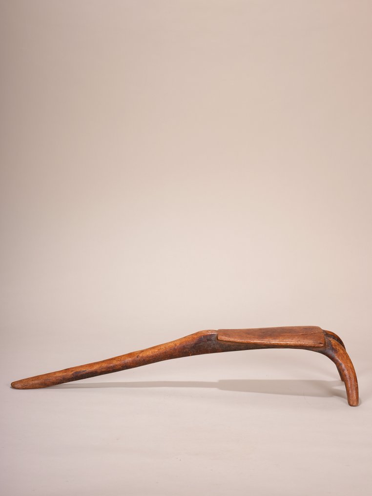 大型三脚凳 / 防御棍，洛比族，布基纳法索 - Lobi - 有吉納法索  (沒有保留價) #1.0