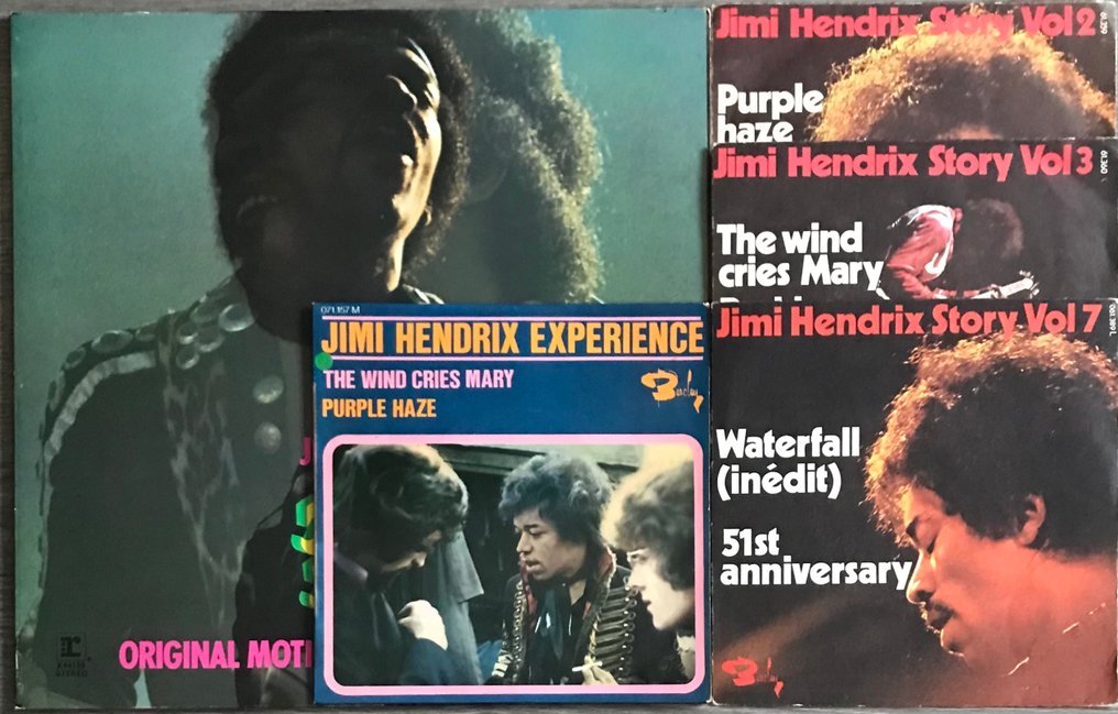 The Jimi Hendrix Experience - 1 Album LP + 1 EP & 3 x Single - Multiple titles - Vinyl record - 1967 #1.0
