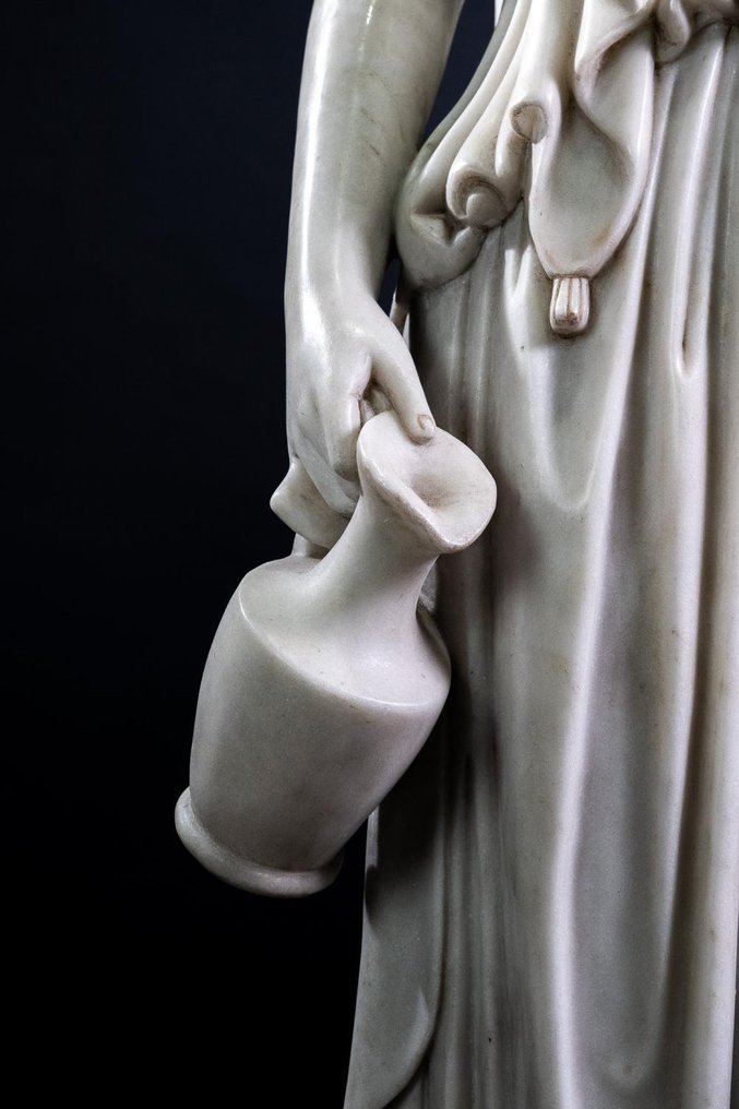 雕刻, Scultura di Ebe, After Bertel Thorvaldsen h164 cm - 164 cm - 大理石 #2.1
