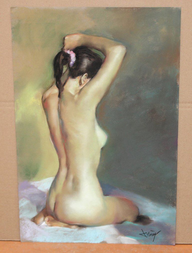 Domingo Alvarez Gomez (1942) - Chica de espaldas - NO RESERVE #1.0