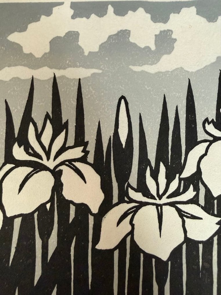 Λουλούδια αρχές καλοκαιριού (Ukiyo-e) - Yaozo Matsumi - Ιαπωνία - 20th century #3.2