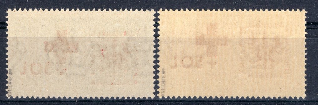 Laibach 1944 - 红十字标志已检查 **/MNH - Michel 29/30 #1.0