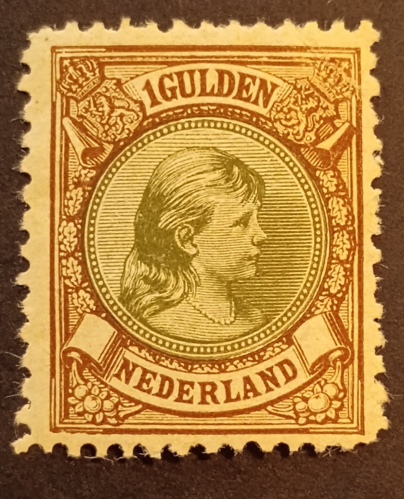 Netherlands 1893/1999 - Wilhelmina hanging her with V402 V403, partially with remark. - Nvph 46 & V402 403 #1.0