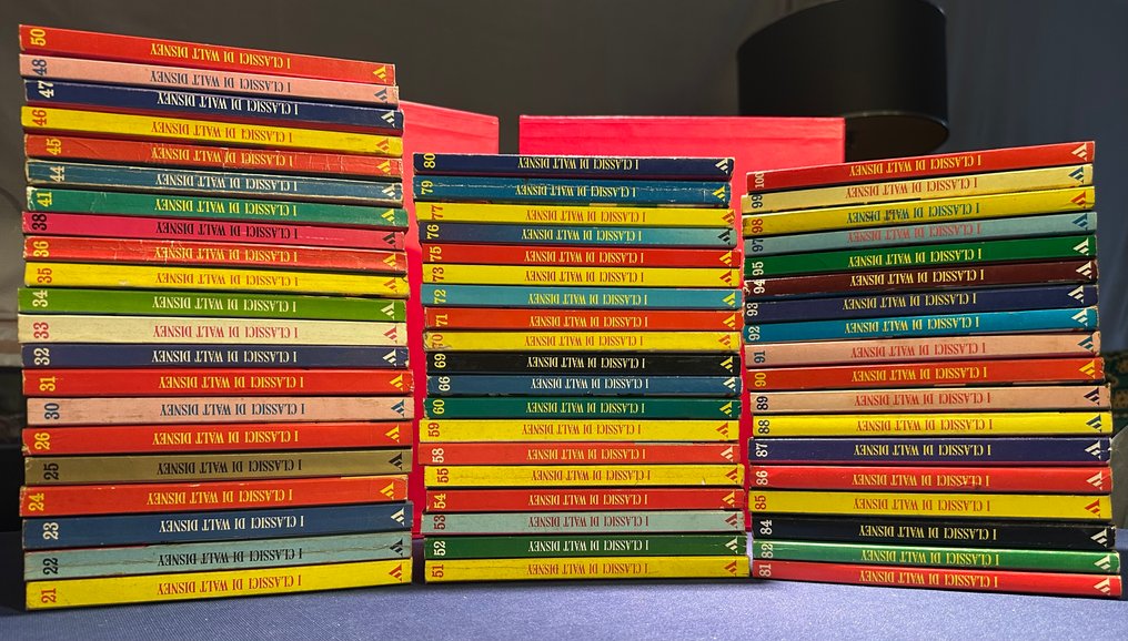 I Classici di Walt Disney seq. 1/100 - non completa - 58 Comic - Πρώτη έκδοση - 1978/1985 #1.0