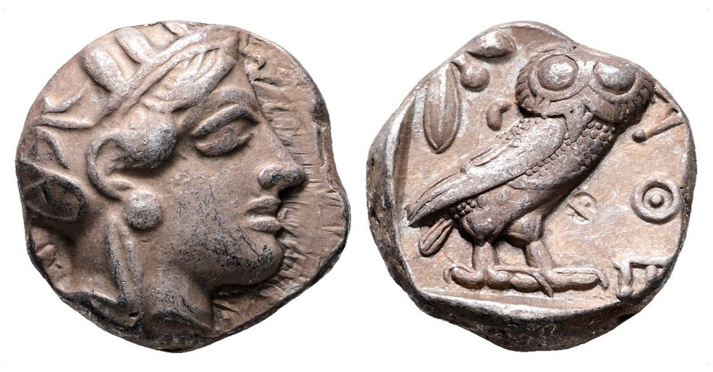 Attika, Athen Tetradrachm 454-404 BC #2.1