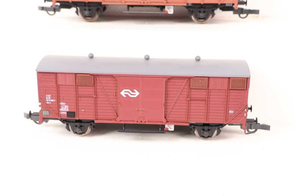 Artitec H0轨 - 20.164.03/20.164.04 - 模型火车货运车厢 (2) - 两节货物车厢 - NS #1.0