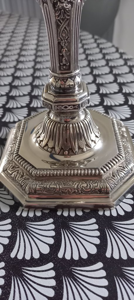 Christofle - Bugia LOUIS DUPERIER - Placcato argento #4.3