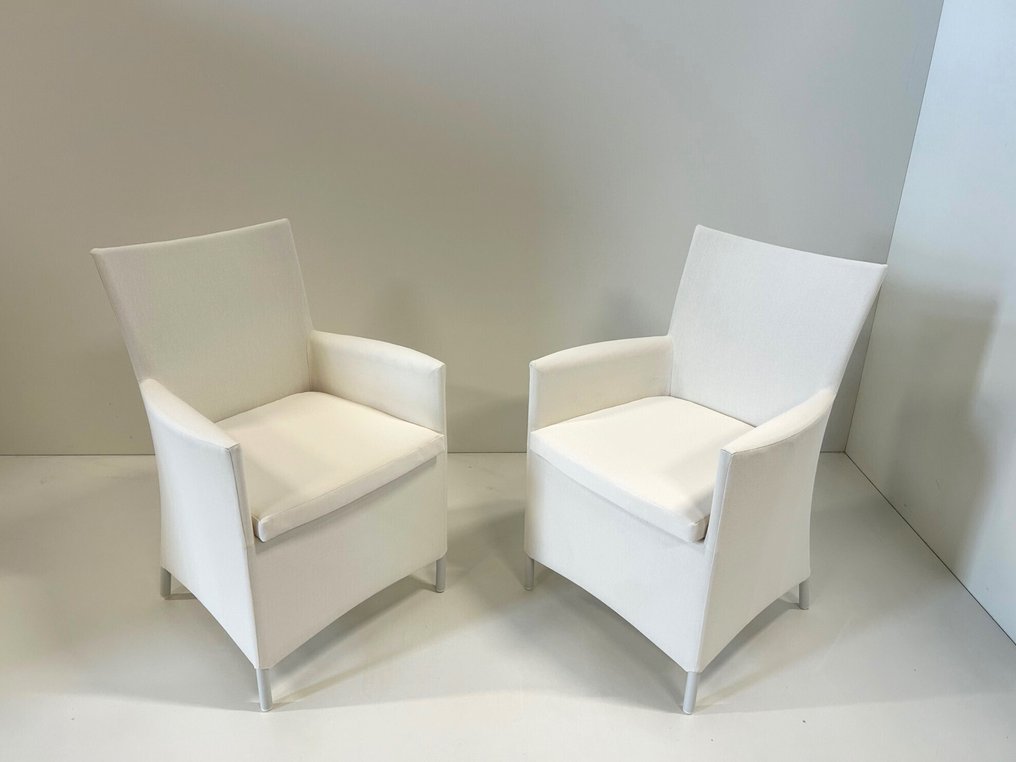 Talenti outdoor living - Marco Acerbis - 扶手椅 (2) - 触感奢华 - NUOVE 铝和 textilene #1.0