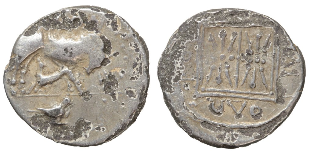 伊利里亚，迪尔哈奇姆 Lot of 3 AR Drachms 3rd century BC  (没有保留价) #4.3