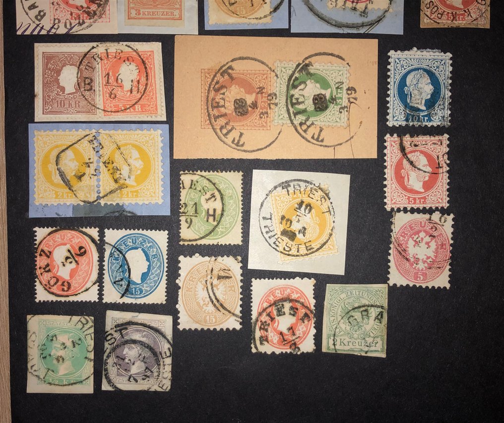 Αυστρία 1850/1867 - Αυστρία 1850/1867, υπερβολική χρήση μετοχών, υψηλός κατάλογος. #2.1