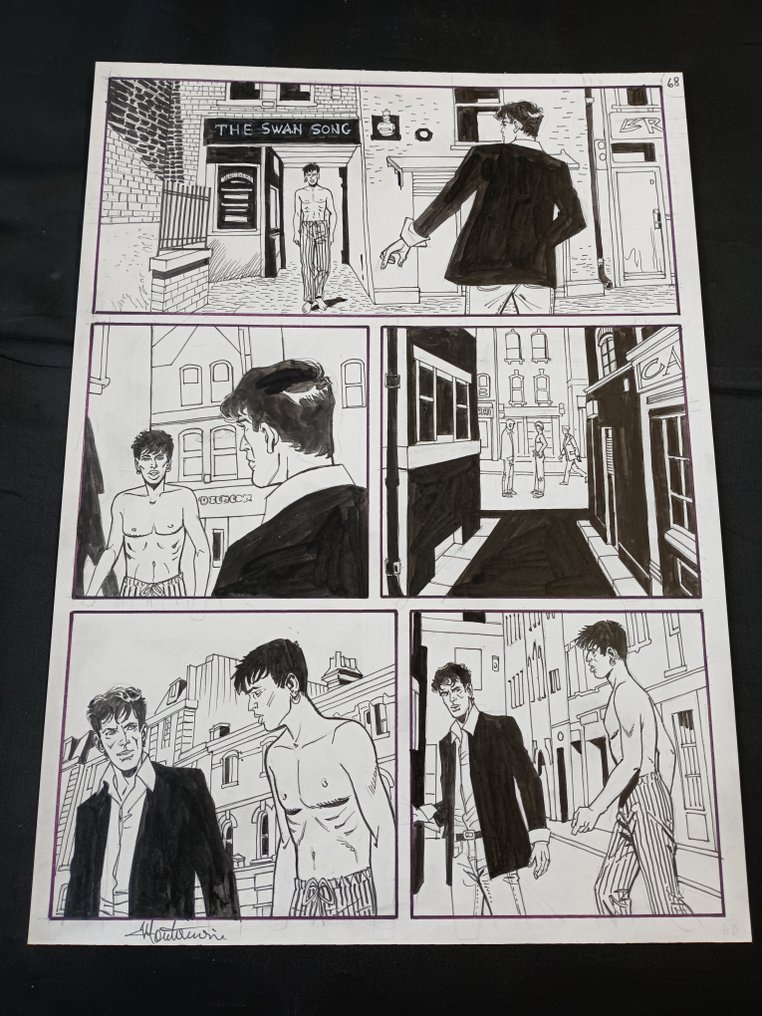 Montanari, Giuseppe - 5 Original page - Dylan Dog #3.2