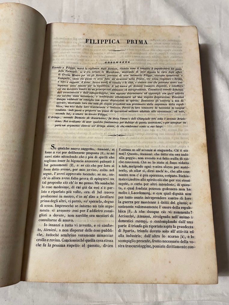 Melchiorre Cesarotti - Bernardo Davanzati - Gli Oratori Greci - Opere di C. Cornelio Tacito - 1829 #4.3