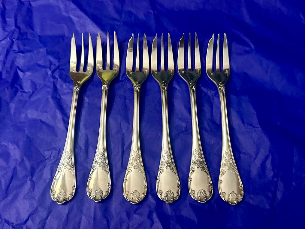 Christofle - 叉 (6) - Marly - 鍍銀 #1.0