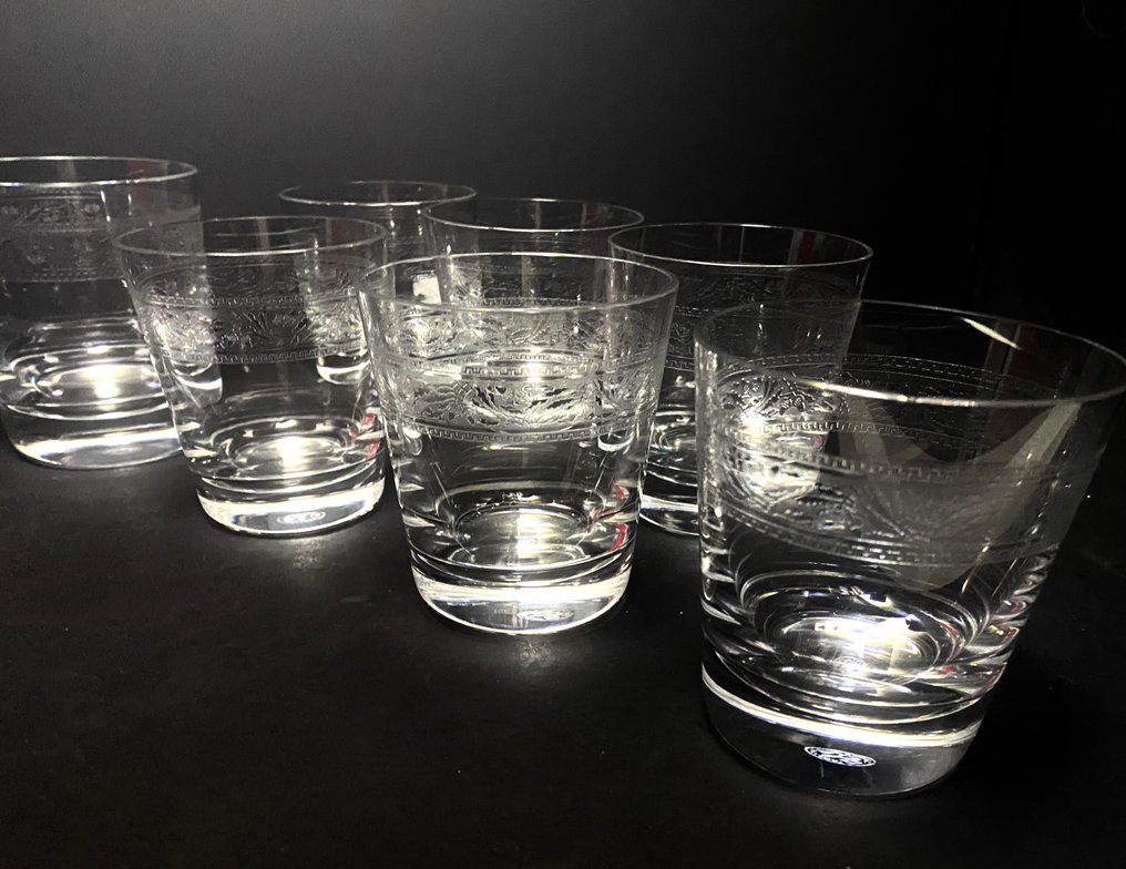 Baccarat - 饮料用具 (7) - 水晶 - 刻字威士忌杯 #4.3