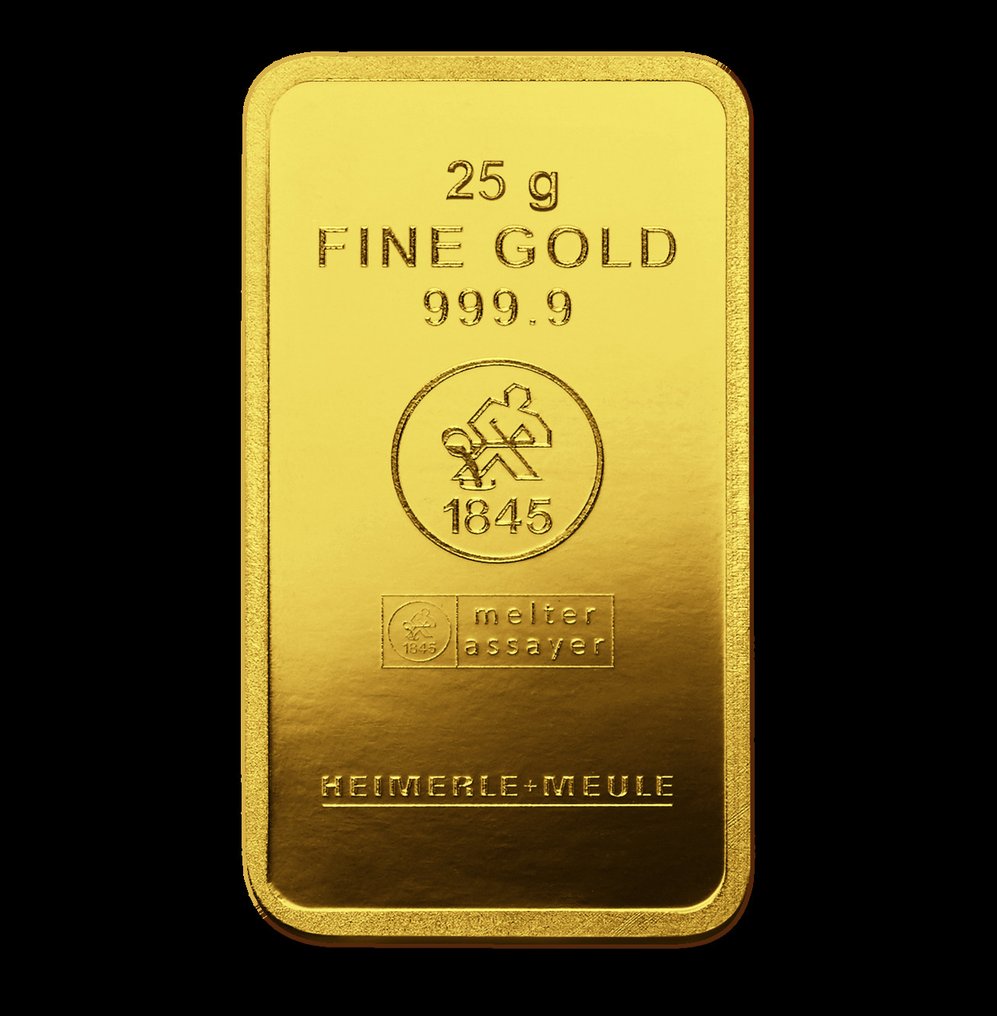 25 gram - Guld 999 - Heimerle + Meule - Forseglet #2.1