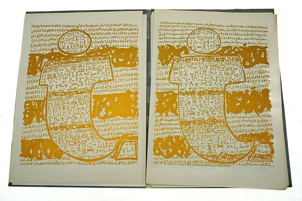 Isidore Isou & Michel Tapie - Douze Hypergraphies Polylogue - 1964 #1.0