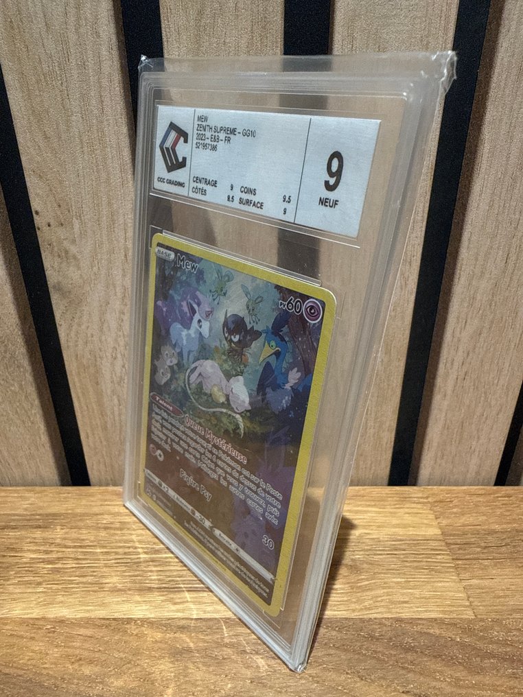 Pokémon - 1 Graded card - Mew 壓膜, 全圖 - CCC 9 - Various sets - 附評級簽名的評級卡 #2.1