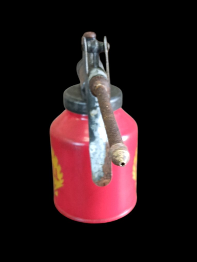 Petrol pump (1) - Shell - Ancienne burette d'huile Shell - 1950-1960 #4.3