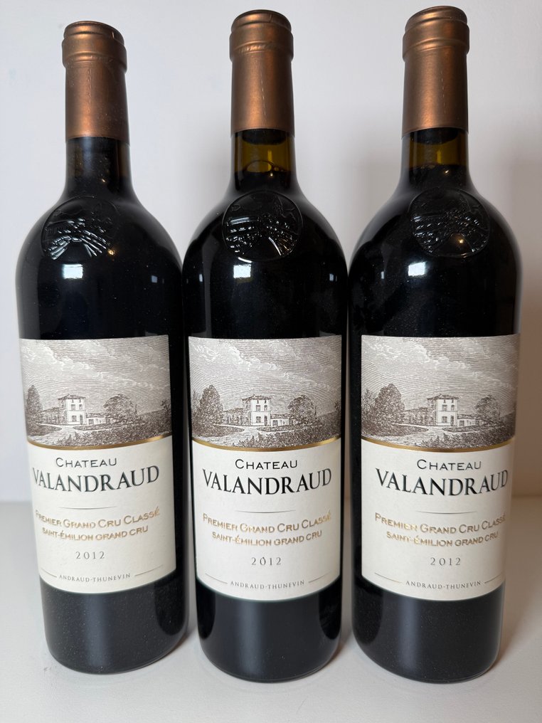 2012 Chateau Valandraud - Saint-Émilion 1er Grand Cru Classé - 3 Bottles (0.75L) #1.0