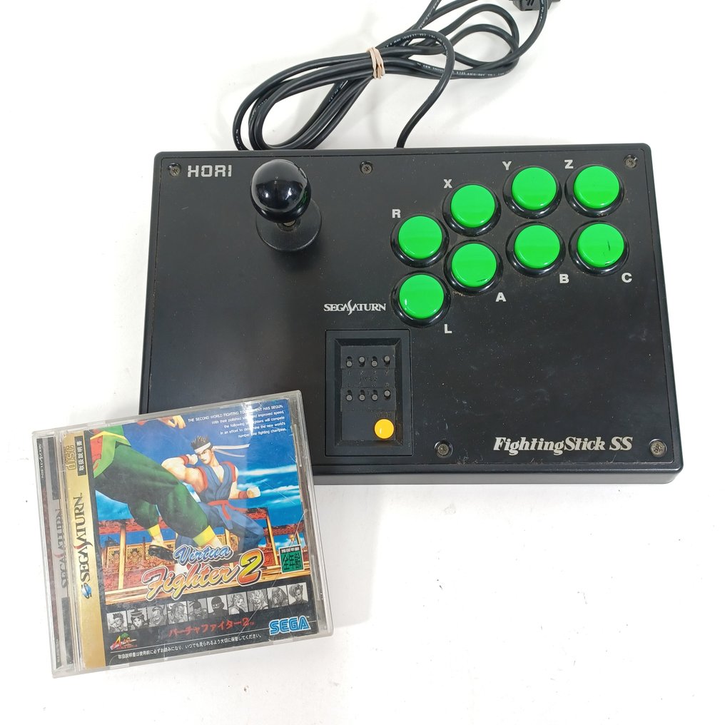 Sega - Saturn - Sega Saturn Virtua Fighter 2 Bundle - HSS-0104 Arcade Stick & Game - Tested - Videogioco #1.0
