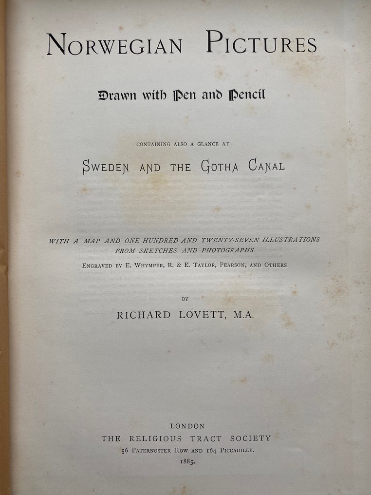 Richard Lovett - Norwegian Pictures - 1880 #4.3