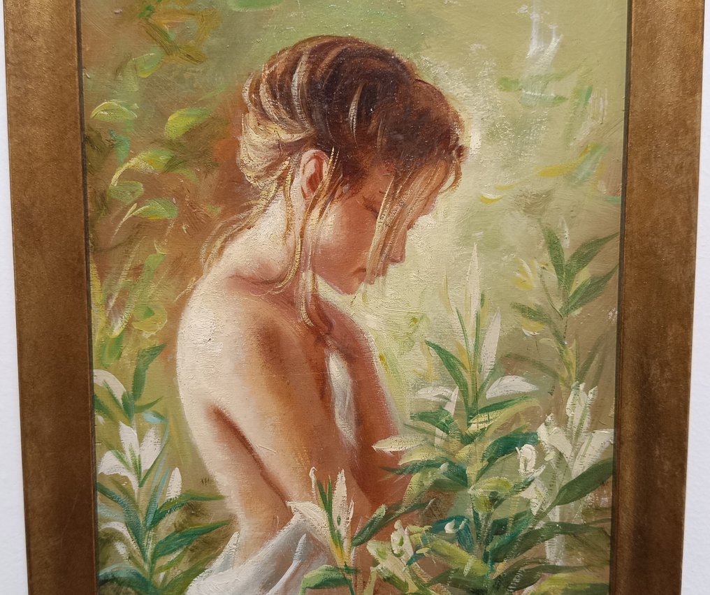 Giovanni Santaniello (XX) - Modella in posa #4.3