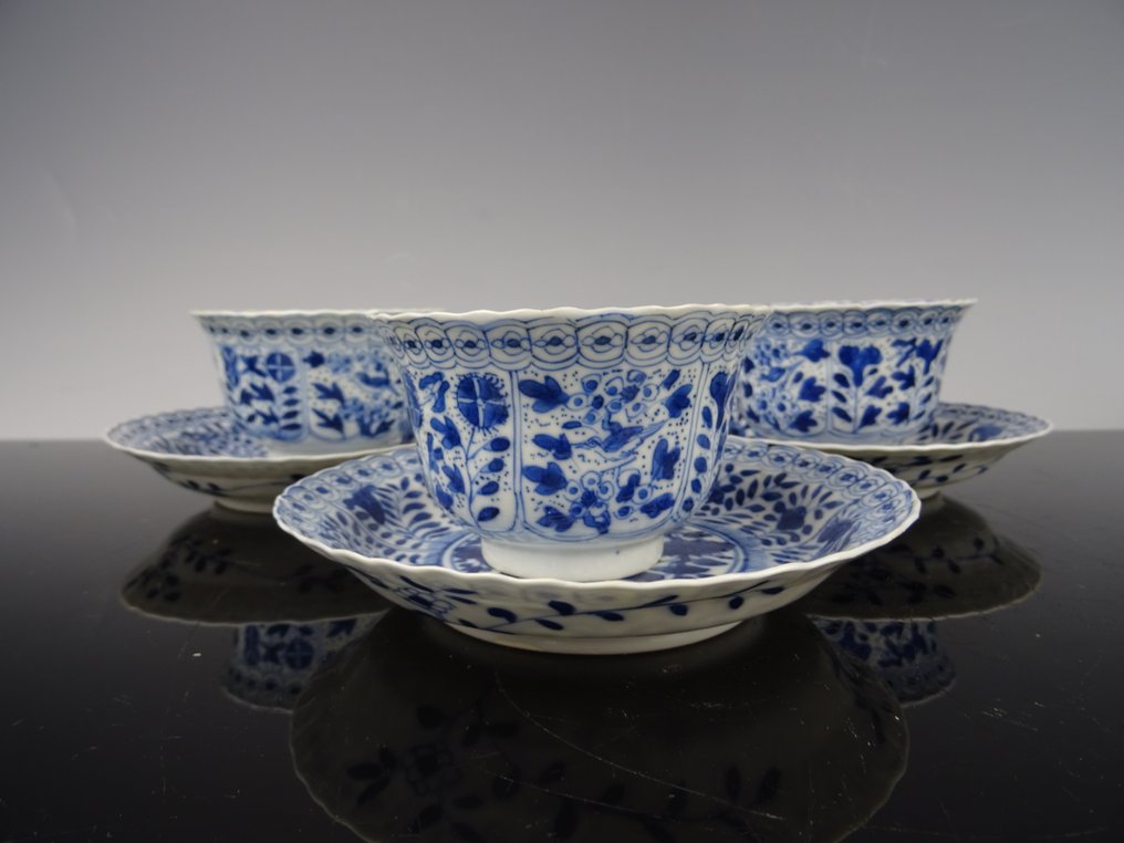 Tazza e piattino (3) - Porcellana - Marca Qianlong #2.1