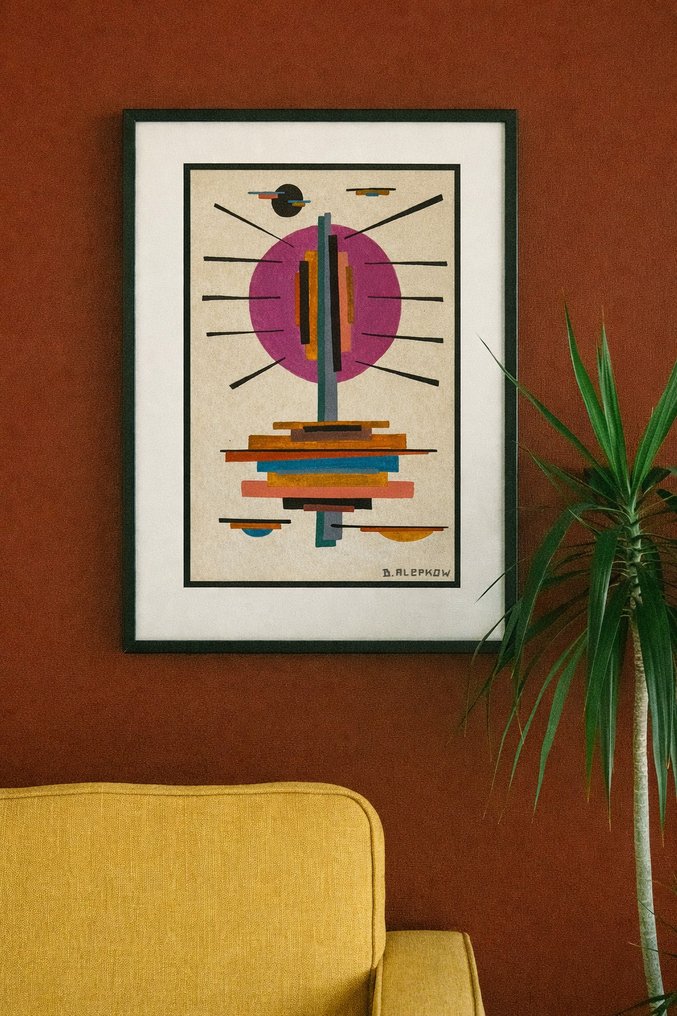 Boris Alepkow (XIX-XX) - Suprématisme Avant Garde Russe #1.0