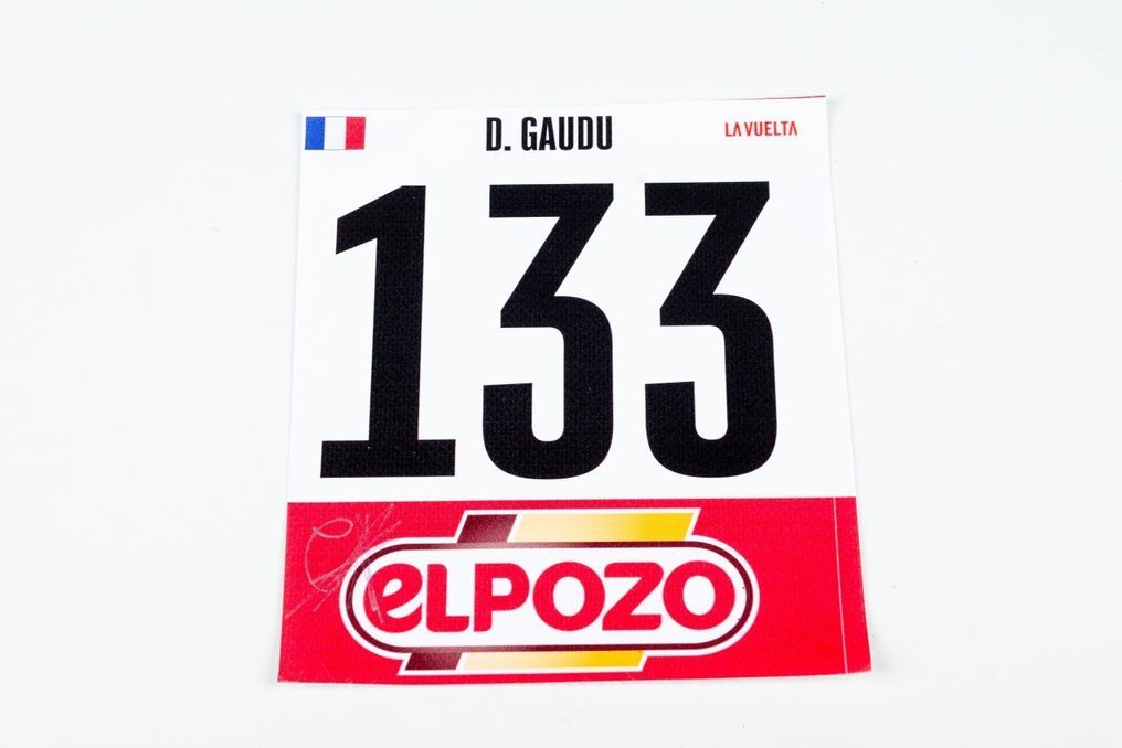 Équipe cycliste Groupama-FDJ - 由David Gaudu签名的背心 - 2025年环西自行车赛  #3.2