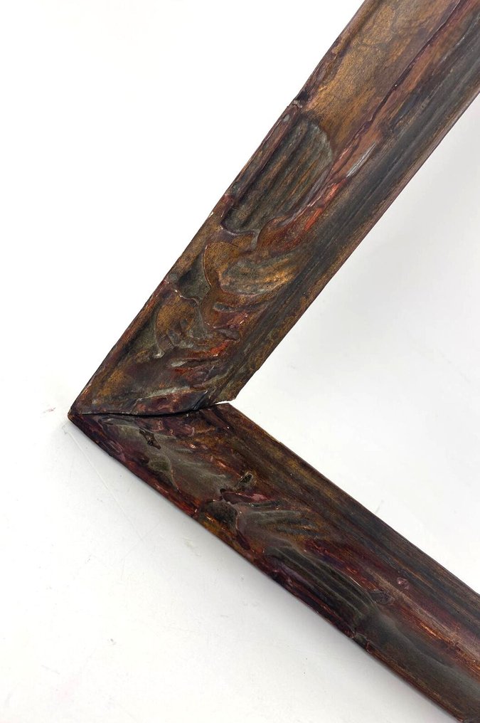 Ramme  - Tre - Mørk dorado #3.2