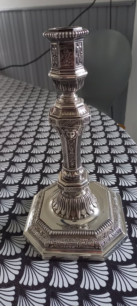 Christofle - Bugia LOUIS DUPERIER - Placcato argento #3.2