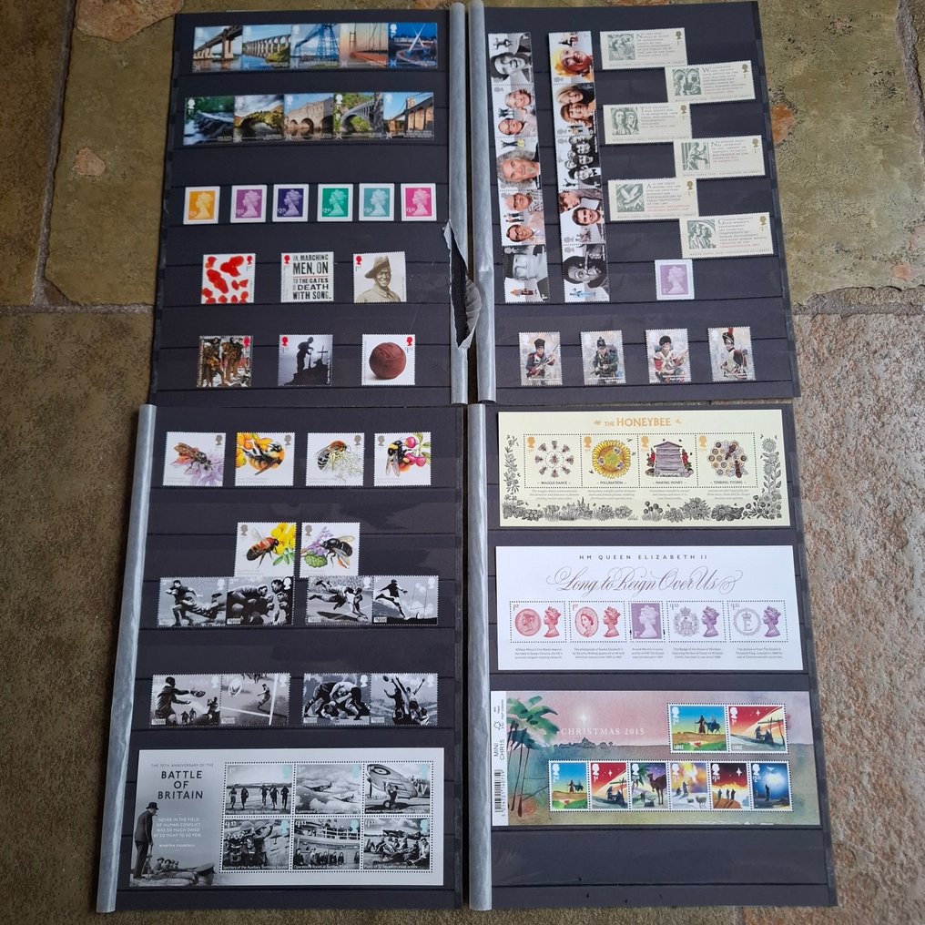 大不列顛 2015 - 英国收藏/年度集未使用品邮票，面值240.00英镑。 #1.0