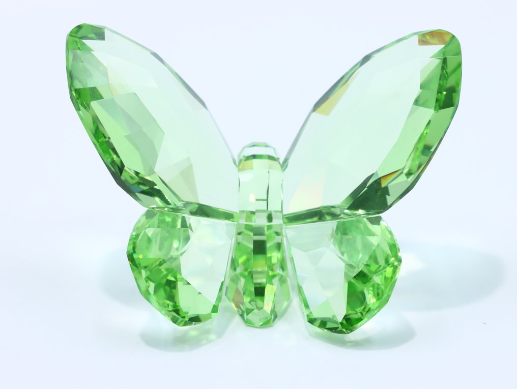 Statuetta - Swarovski Kristal - Vlinder light peridot (Boxed + certificate) - Cristallo #1.0