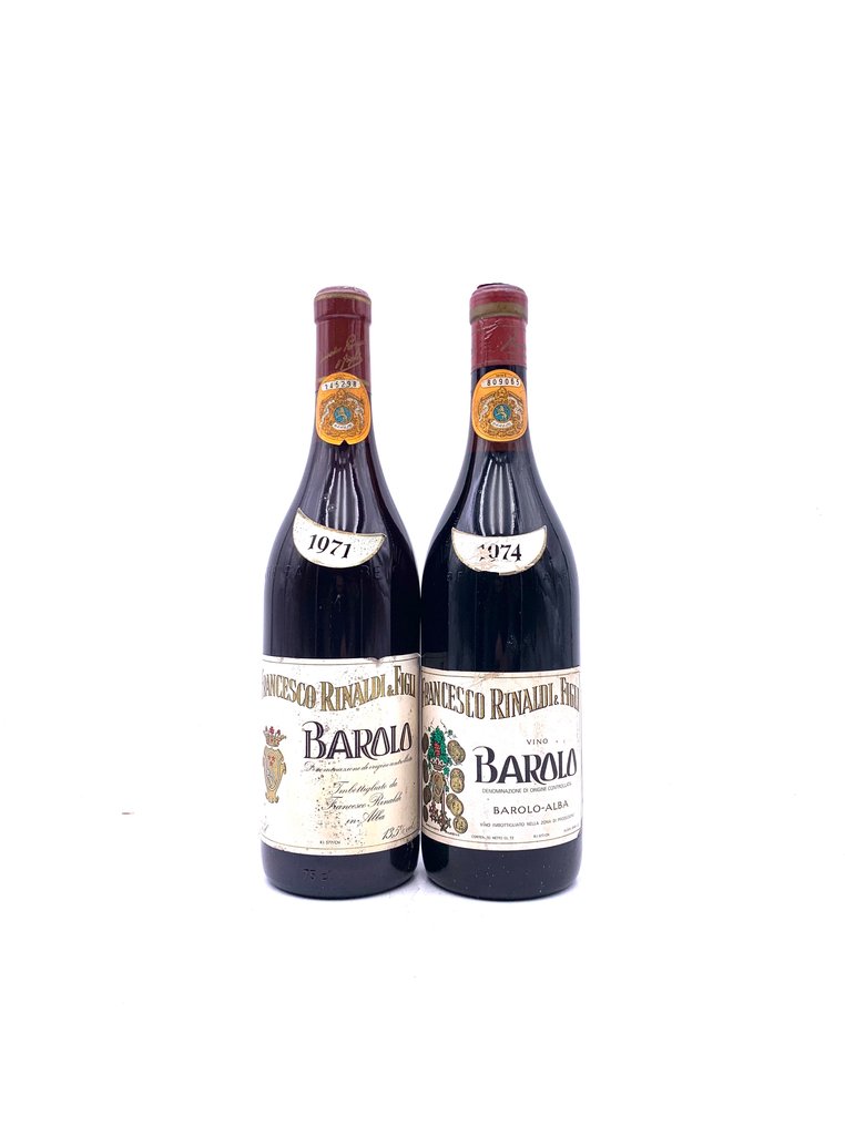 1971 & 1974 Francesco Rinaldi - Barolo - 2 Bottles (0.75L) #1.0